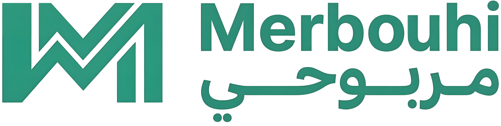 Merbouhi — logo blanc